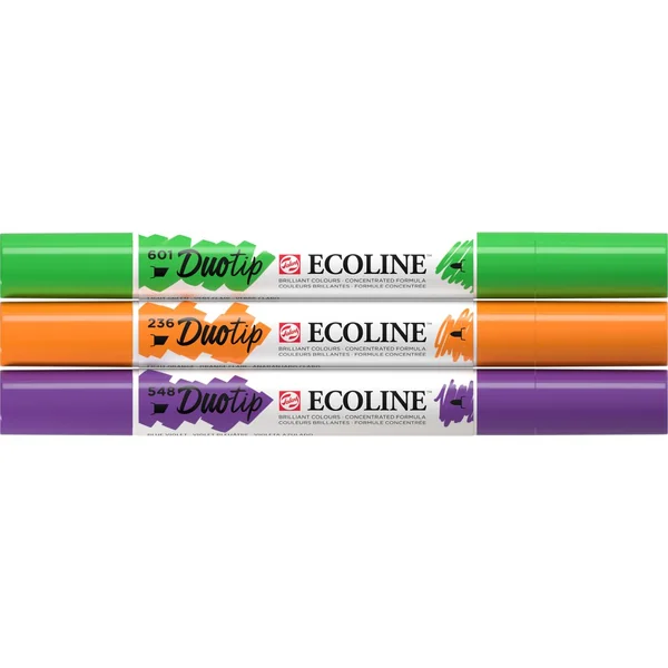 Feutres Duotip Talens Ecoline « Set couleurs secondaires »