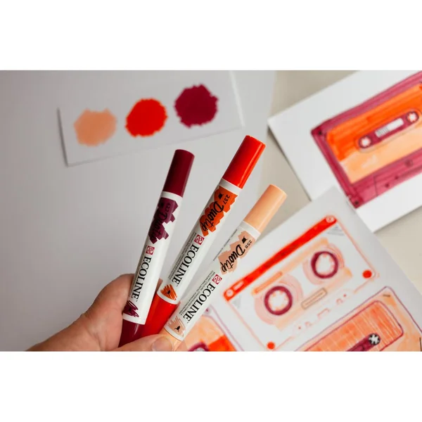 Feutres Duotip Talens Ecoline « Set couleurs secondaires »