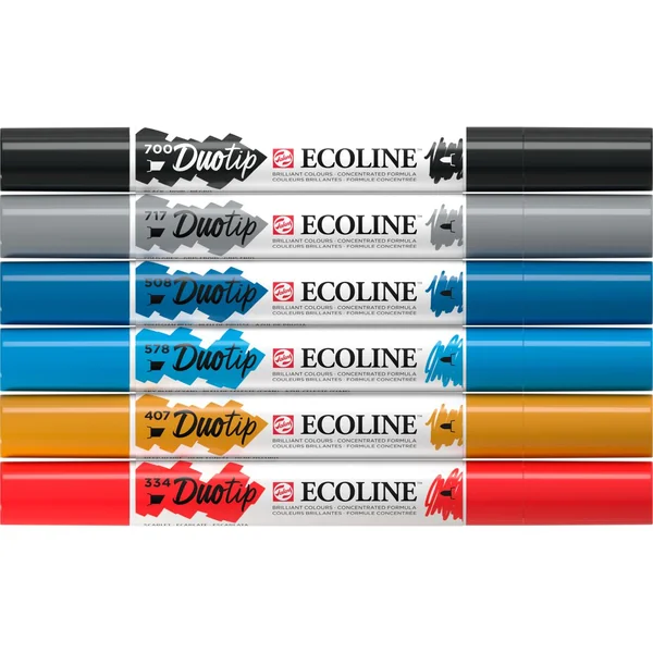 Feutres Duotip Talens Ecoline « Set Urban Landscape »