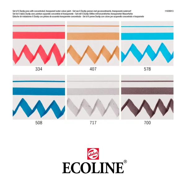Feutres Duotip Talens Ecoline « Set Urban Landscape »