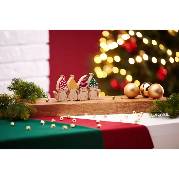 Figurine en bois VBS « Chats insolents »