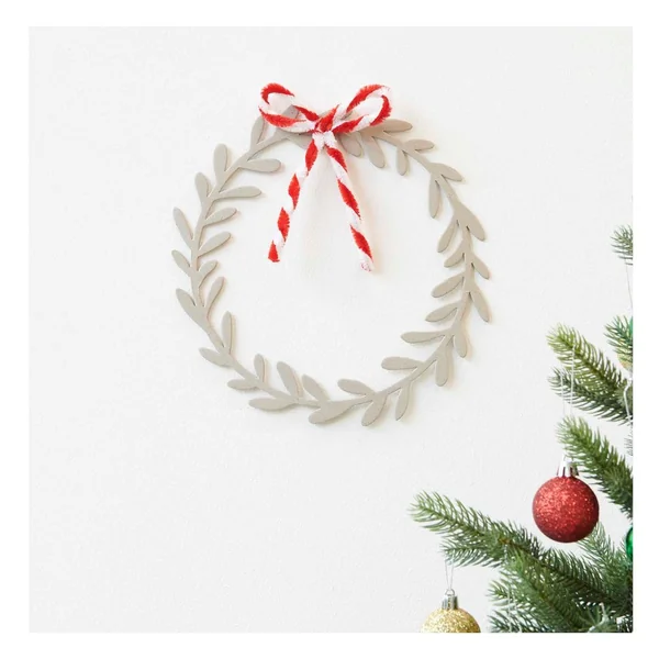 Fil chenille « Rouge/Blanc », 10 pc.