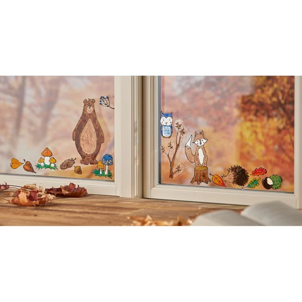 Film de coloriage MUCKI Window Color, format A4, 3 feuilles