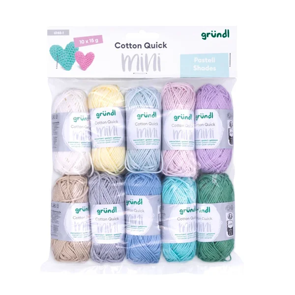 Fils Gründl Coton Quick minis « Pastel shades »