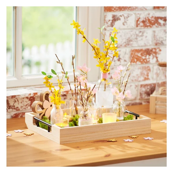 Fleur en bois VBS « Duo »