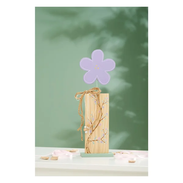 Fleur en bois VBS