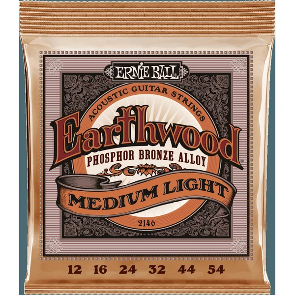 Folk (6) 2146 Earthwood Medium Light 12-54 - jeu de 6 cordes