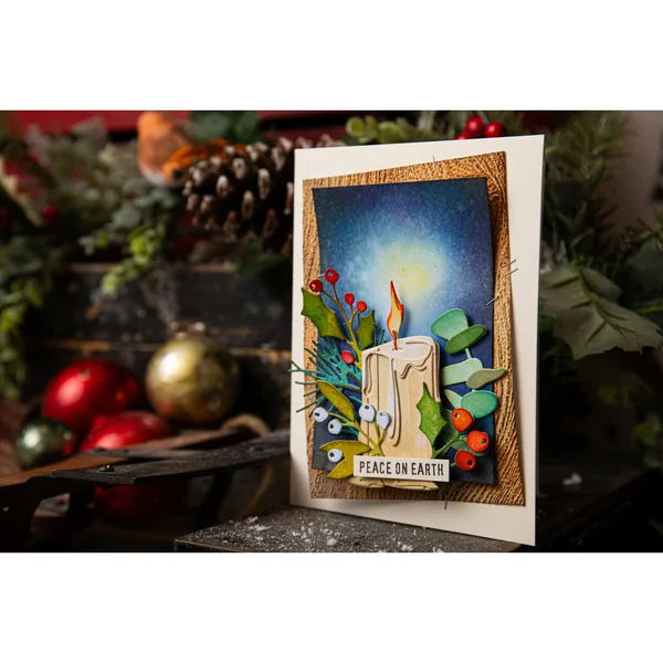 Gabarit d’embossage 3D Sizzix « Woodgrain by Tim Holtz »