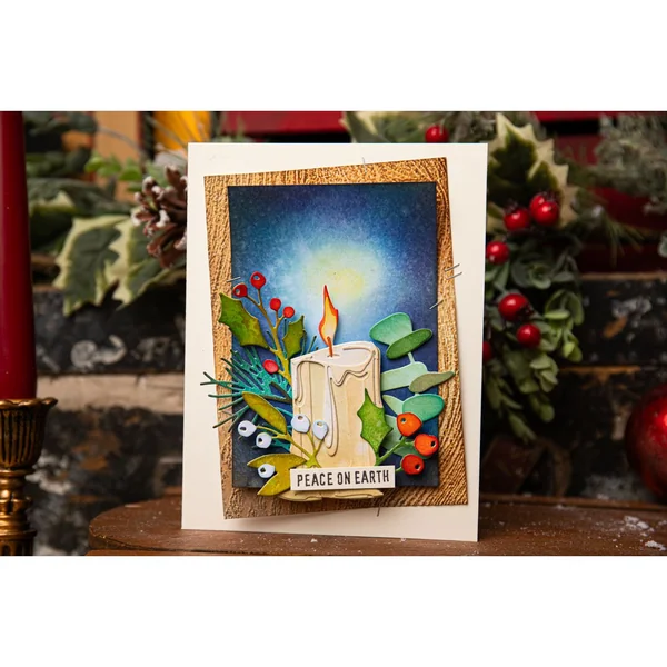 Gabarit d’embossage 3D Sizzix « Woodgrain by Tim Holtz »