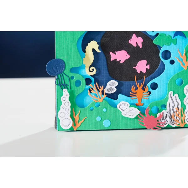 Gabarit d'estampe « Animaux marins »
