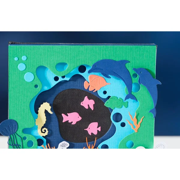 Gabarit d'estampe « Animaux marins »