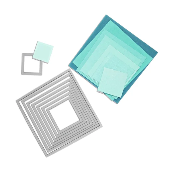 Gabarit d'estampe Sizzix Framelits « Carré »