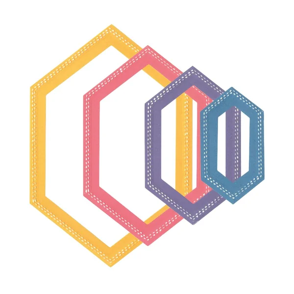 Gabarit d'estampe Sizzix Framelits « Hexagons by Stacey Park »