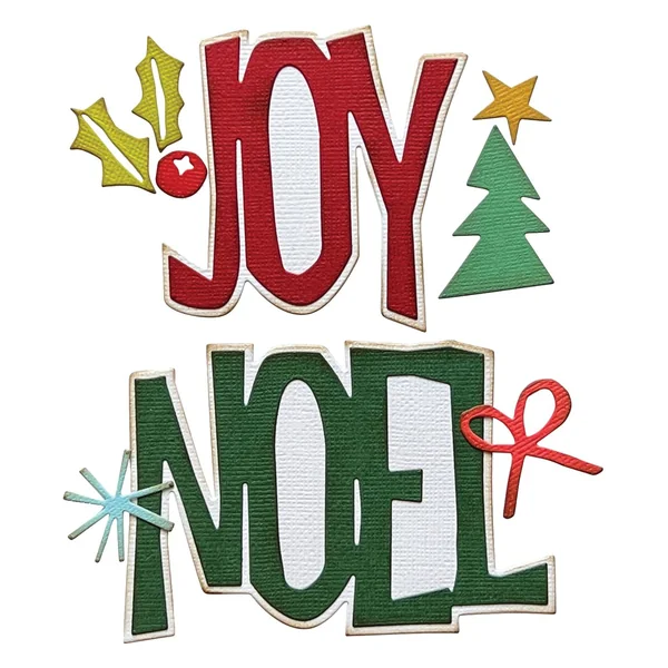 Gabarit d’estampe Sizzix Thinlits « Big Tidings by Tim Holtz »