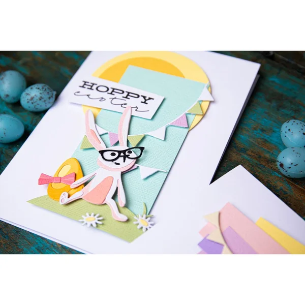 Gabarit d'estampe Sizzix Thinlits « Bunny + Chick by Tim Holtz »
