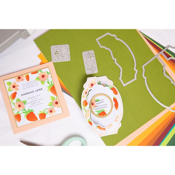 Gabarit d'estampe Sizzix Thinlits « Card, Label »