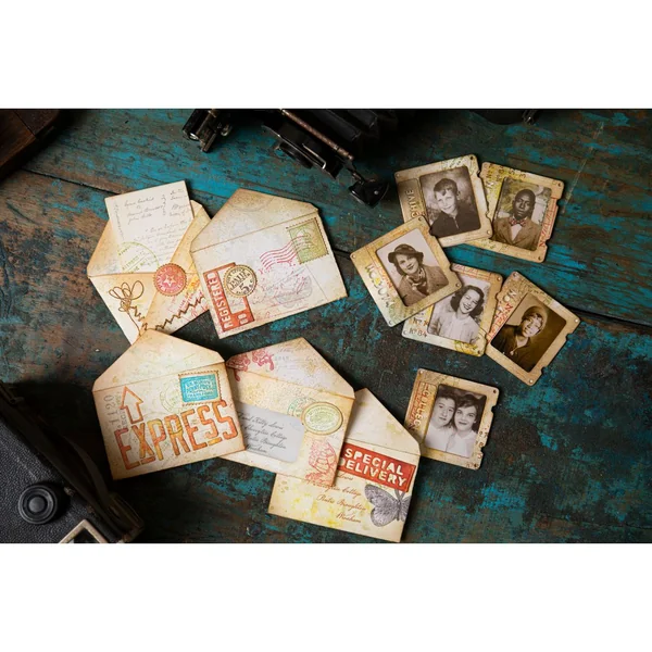 Gabarit d’estampe Sizzix Thinlits « Collector by Tim Holtz »