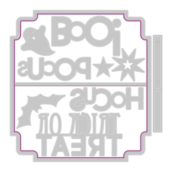 Gabarit d'estampe Sizzix Thinlits « Halloween toppers »