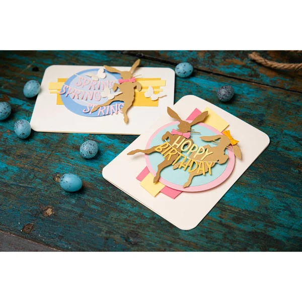 Gabarit d'estampe Sizzix Thinlits « Hippity Hop by Tim Holtz »