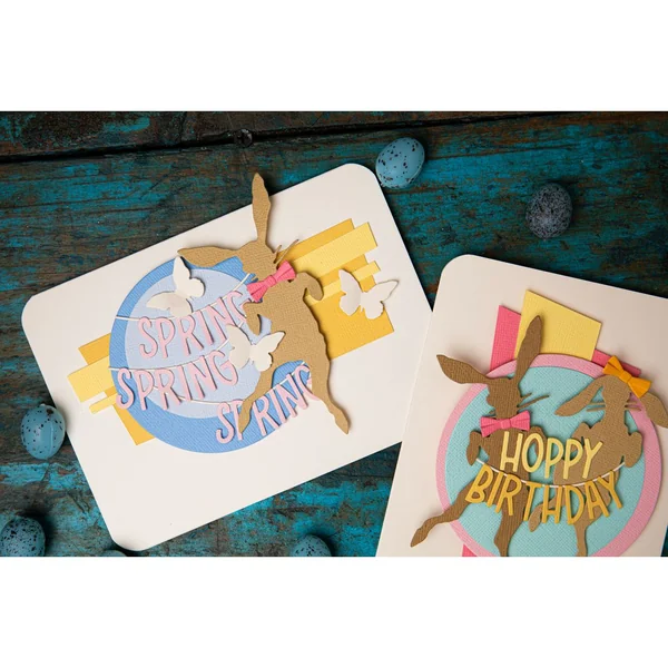 Gabarit d'estampe Sizzix Thinlits « Hippity Hop by Tim Holtz »