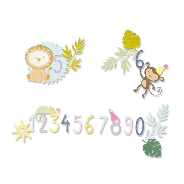 Gabarit d'estampe Sizzix Thinlits « Jungle Fun »