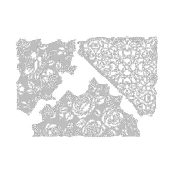 Gabarit d’estampe Sizzix Thinlits « Mixed Media #5 by Tim Holtz »