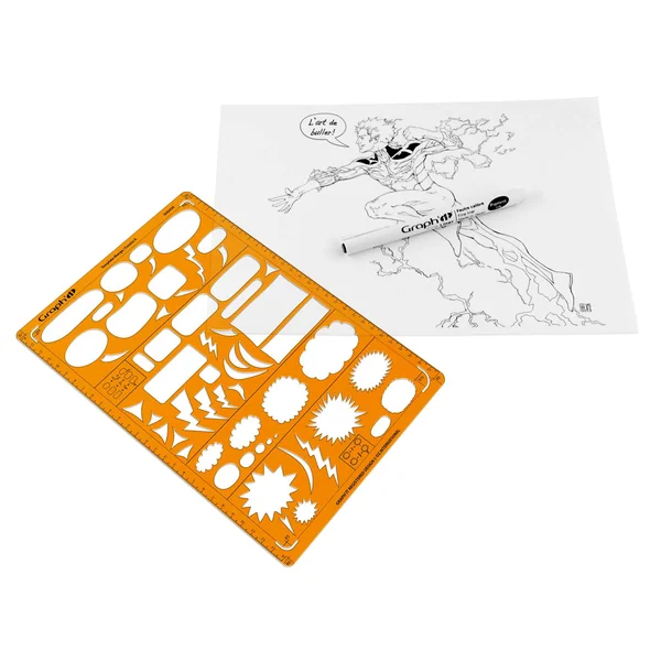 Gabarit trace bulle Comics/Manga modèle A