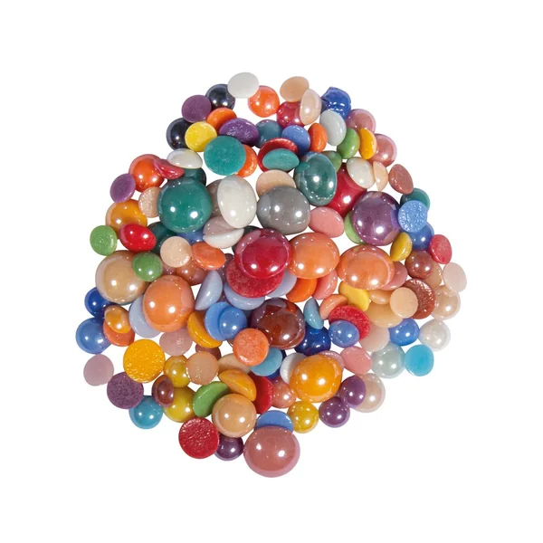Galets de mosaïque en verre « Diamond », assortiment multicolore, env. 180 g