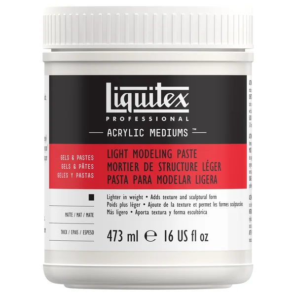 Gel mortier de structure léger – Liquitex – 473 ml