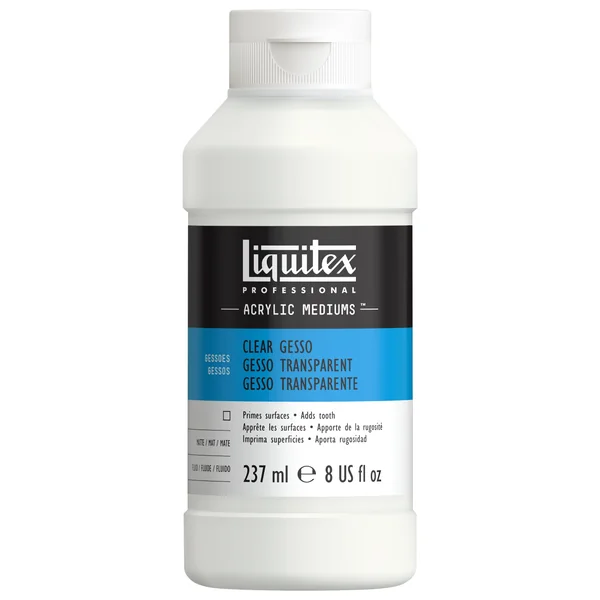 Gesso transparent acrylique, préparateur de surface