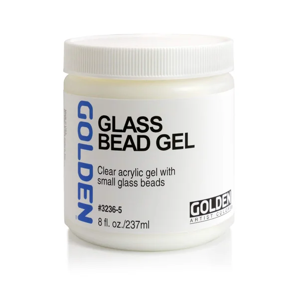 Golden gel perles de verre 237/473 ml