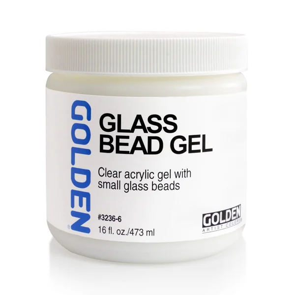 Golden gel perles de verre 237/473 ml