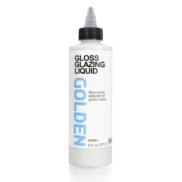 Golden médium glacis et décoration (brillant) 237/946 ml