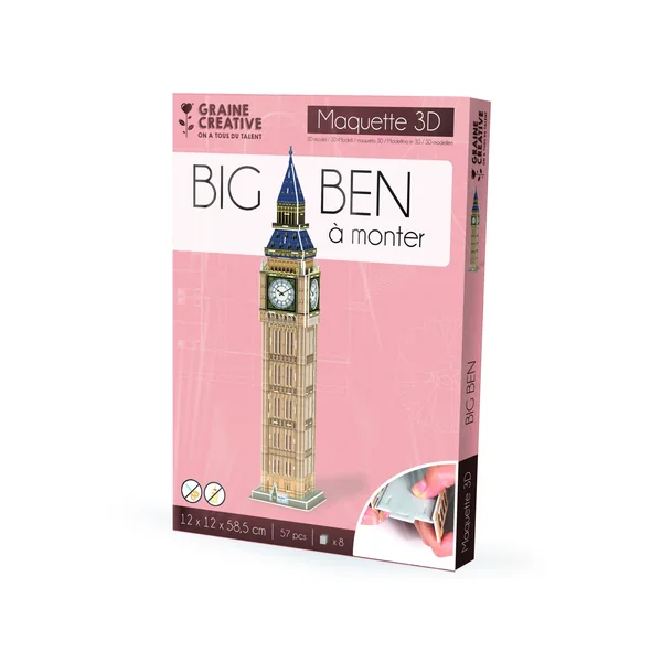 Graine creative puzzle maquette big ben 57 pièces