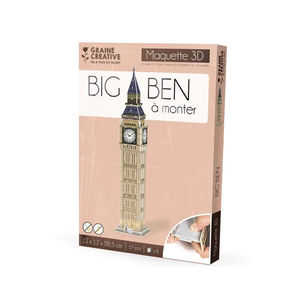 Graine creative puzzle maquette big ben 57 pièces