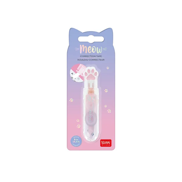 Grand Rouleau correcteur patte de chat pastel - Legami