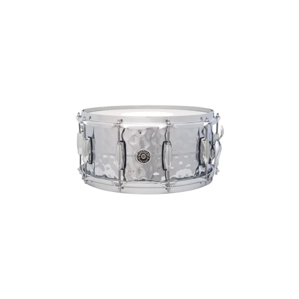 GRETSCH Brooklyn Caisse Claire 14"x 6,5" Chrome Over Brass Hammered