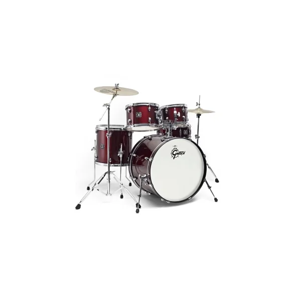 GRETSCH Energy GE1 Batterie 20"/5pcs Red, 2 Cymbales