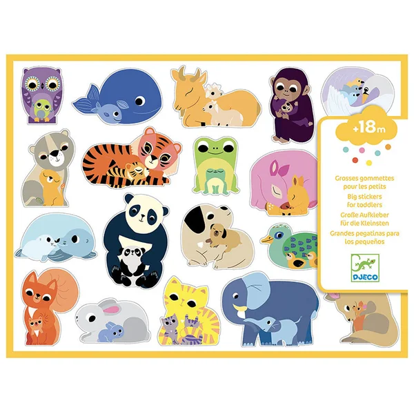 Grosses gommettes pour les tout-petits - Mamans Bébés animaux