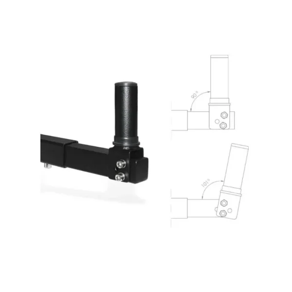 GUIL ALT-16G Support d'enceinte avec 2 accroches pour structure tube 50mm