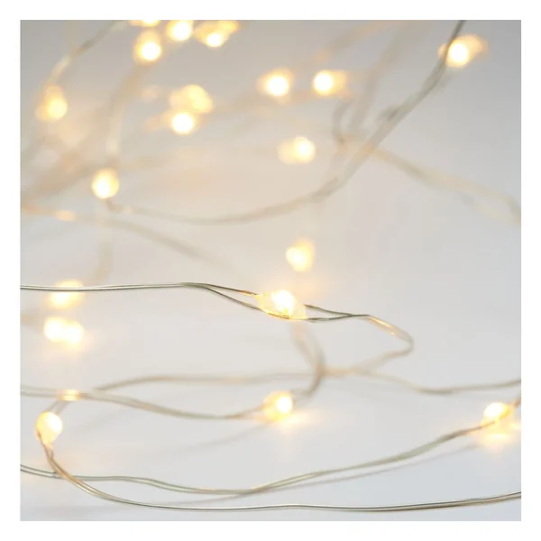 Guirlande lumineuse micro-LED, 5 brins, avec minuterie
