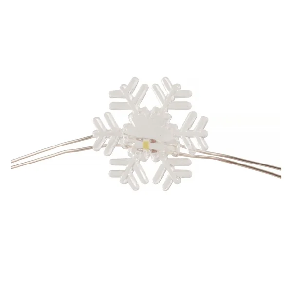 Guirlande lumineuse micro-LED VBS « Flocon de neige », avec minuterie