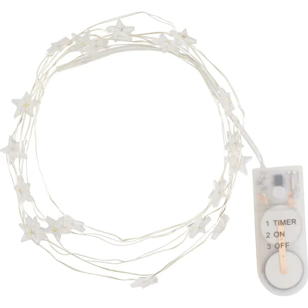Guirlande lumineuse micro-LED VBS « Étoile », avec minuterie