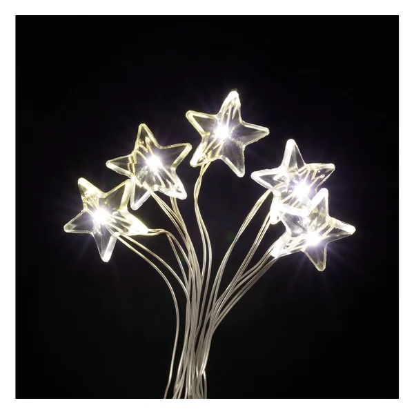 Guirlande lumineuse micro-LED VBS « Étoile », avec minuterie