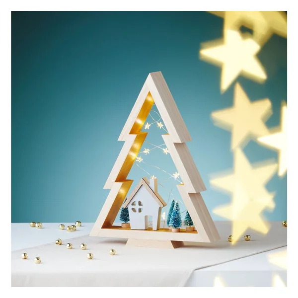 Guirlande lumineuse micro-LED VBS « Étoile », avec minuterie