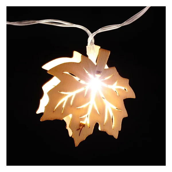 Guirlande lumineuse VBS « Feuilles d'érable »