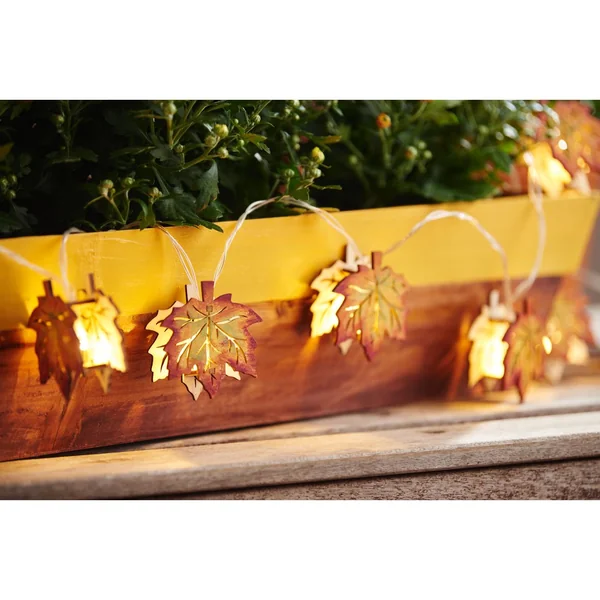 Guirlande lumineuse VBS « Feuilles d'érable »