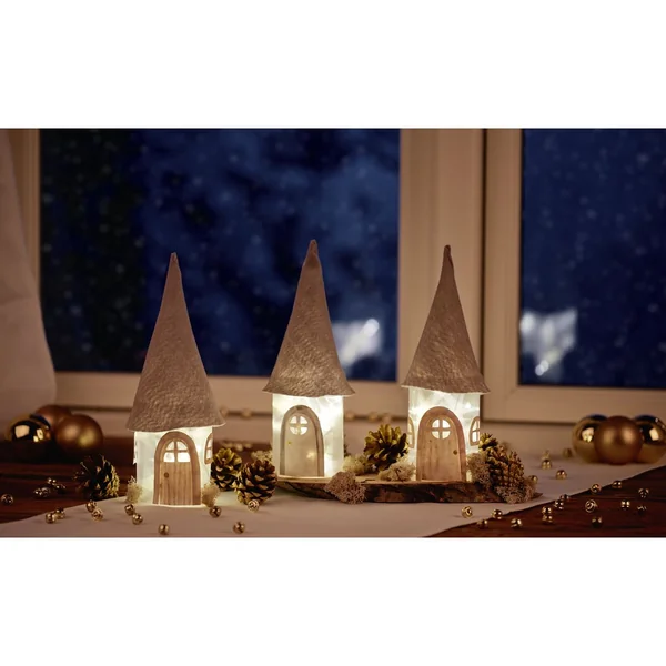 Guirlandes lumineuses micro-LED avec minuterie VBS, 10 pc.