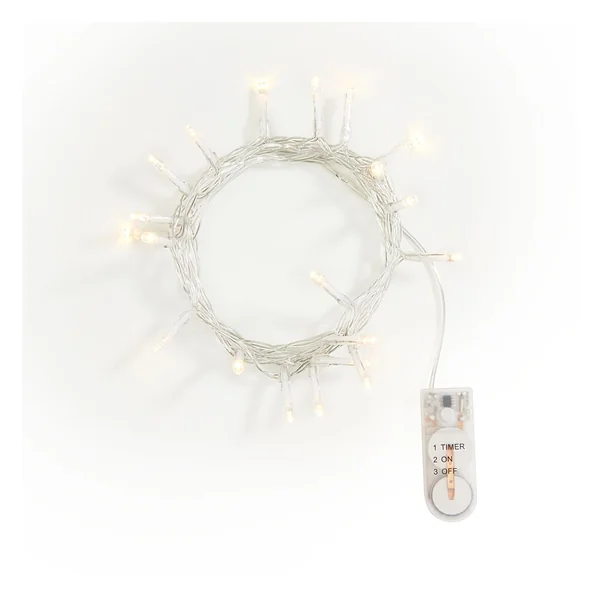 Guirlandes lumineuses mini-LED avec minuterie VBS, 10 pc.