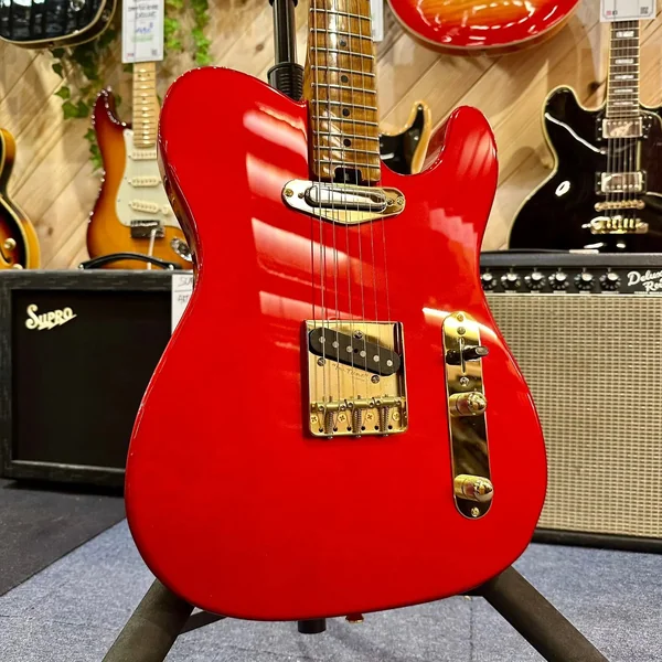 Guitare BJ Guitars Custom Telecaster Candy Red